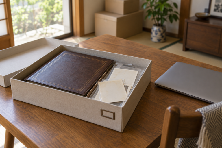 実家の片付けに立ち会えない方へ 思い出の品を保管し作業を録画します